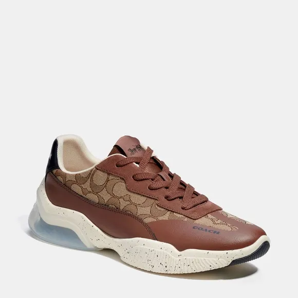 Coach Men's Burgundy Sneakers