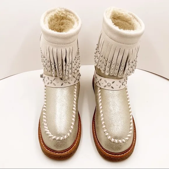 🆕{COACH} Rocassin Leather Boots