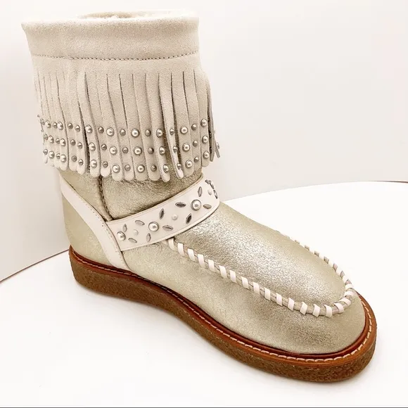 🆕{COACH} Rocassin Leather Boots