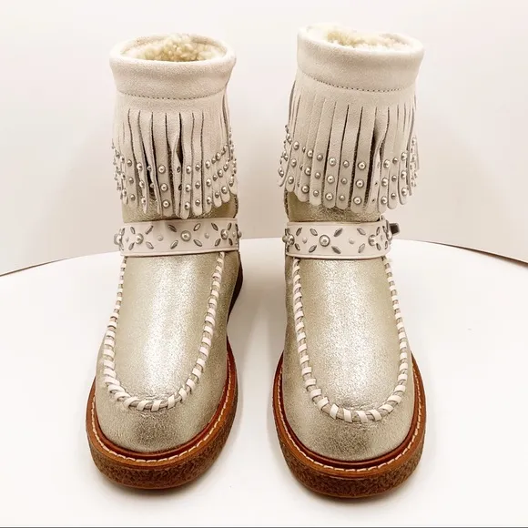 🆕{COACH} Rocassin Leather Boots