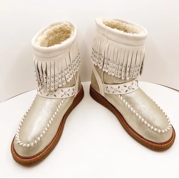 🆕{COACH} Rocassin Leather Boots