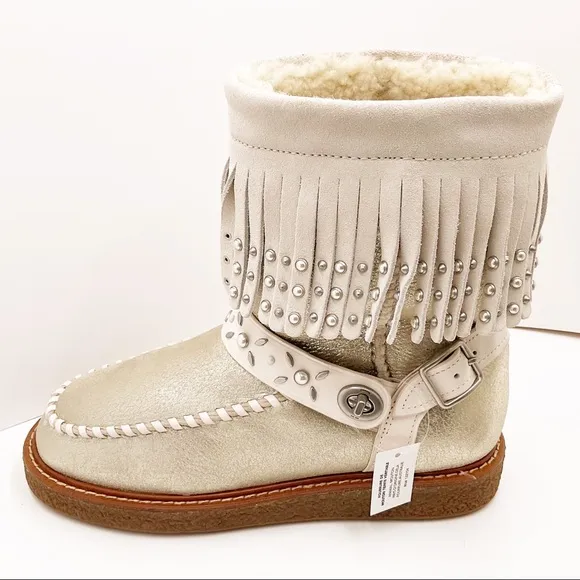 🆕{COACH} Rocassin Leather Boots