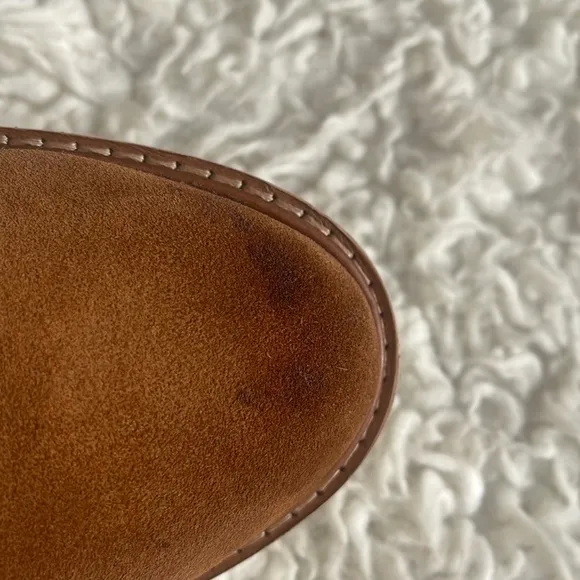 Coach Urban Hiker Suede Shearling Boots Size 10