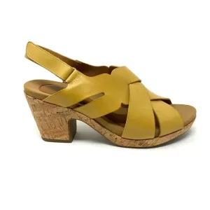 Cobb Hill Alleah Sling Sandals CJ0945 Yellow WIDE