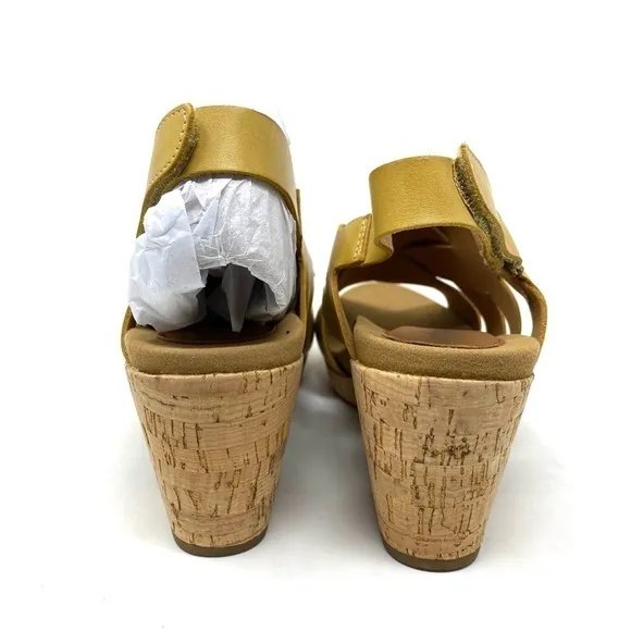 Cobb Hill Alleah Sling Sandals CJ0945 Yellow WIDE