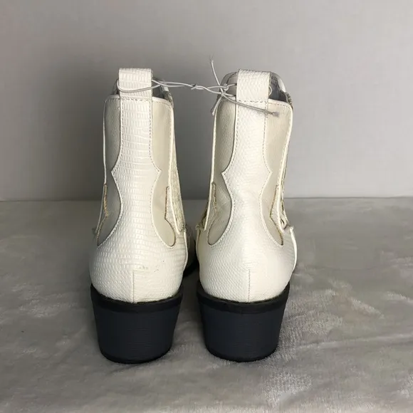 COCONUTS BY MATISSE Free People Women's 6 Ivory Milo Western Boots Cowgirl