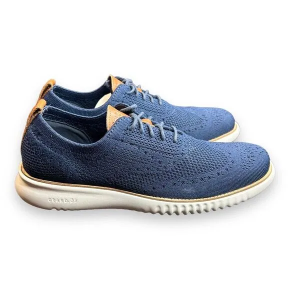 Cole Haan 2 Zerogrand Stitchlite Wingtip Oxford Shoes Men's Size 8 M C27569