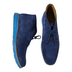 Cole Haan Blue Suede Lunargrand Chukka Boots 13M