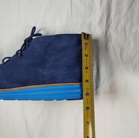 Cole Haan Blue Suede Lunargrand Chukka Boots 13M