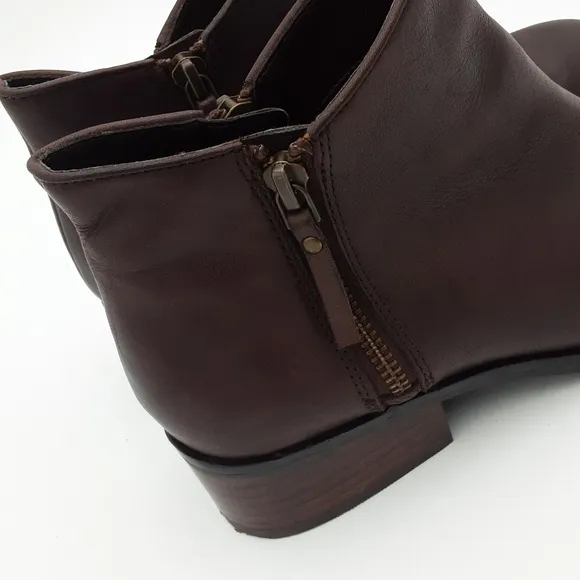 Cole Haan Brown Leather Ankle Boots Casual office Y2K festival rodeo brown