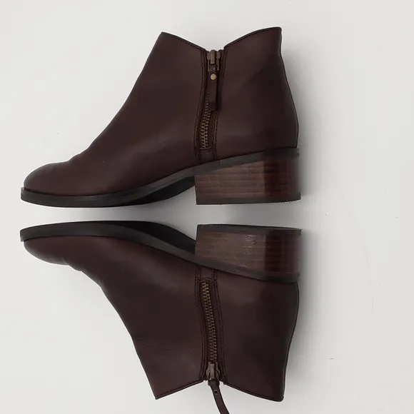 Cole Haan Brown Leather Ankle Boots Casual office Y2K festival rodeo brown