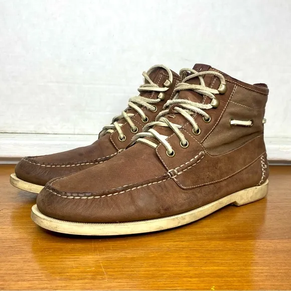 Cole Haan Brown Leather Chukka Boots