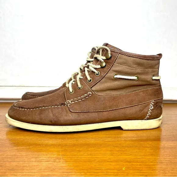 Cole Haan Brown Leather Chukka Boots
