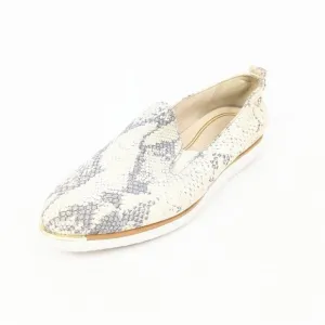 Cole Haan Grand Ambition Reptile Snake Print Embossed Leather Shoes Size 7.5