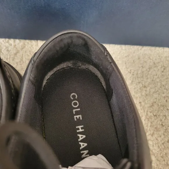COLE HAAN Grand Crosscourt Wingtip Sneakers Men's Shoes  C35973 Size 9 EUC BLACK
