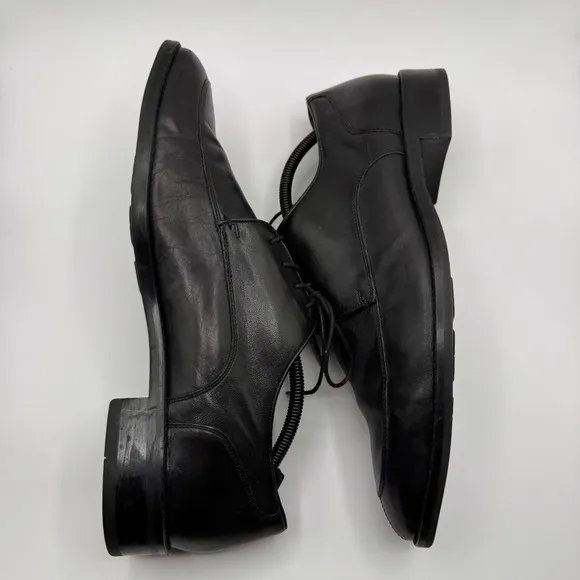 Cole Haan Grand OS Mens Size 11W Black Casual Classic Leather Dress Oxford Shoes