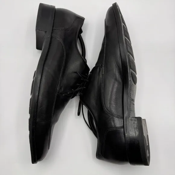 Cole Haan Grand OS Mens Size 11W Black Casual Classic Leather Dress Oxford Shoes
