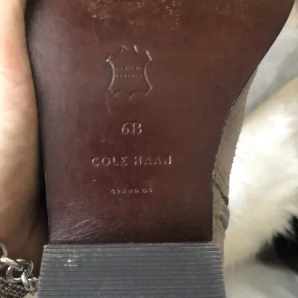 Cole Haan Gray Genuine Suede boots