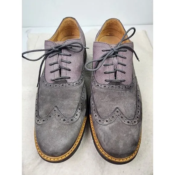 Cole Haan Great Jones Wingtip Oxford Dark Gull Grey C12153 Men's Shoes Size 9M