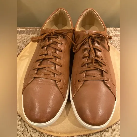 Cole Haan Men's Grand Crosscourt II Sneakers - Lace Up Brown leather 12
