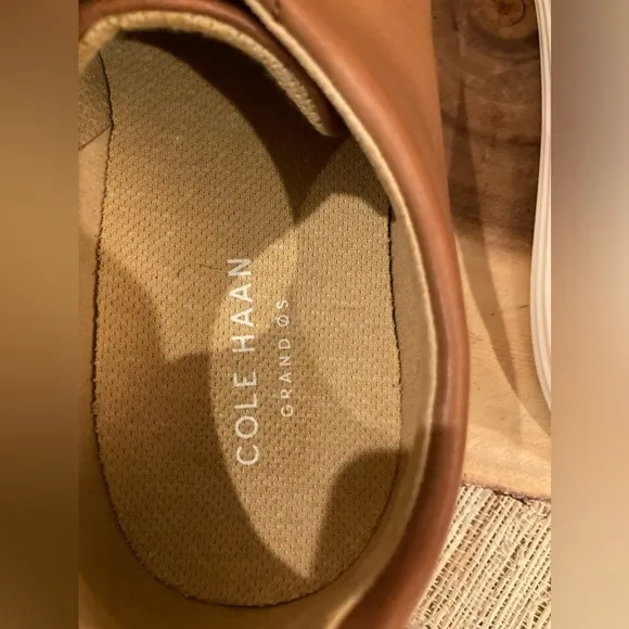 Cole Haan Men's Grand Crosscourt II Sneakers - Lace Up Brown leather 12