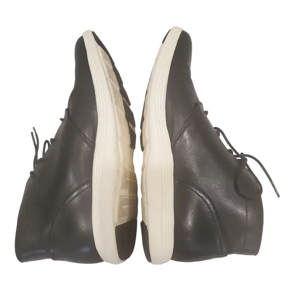 Cole Haan Mens Grand Tour Chukka Boots Black C31366 Leather 11.5 M