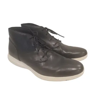 Cole Haan Mens Grand Tour Chukka Boots Black C31366 Leather 11.5 M