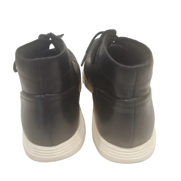 Cole Haan Mens Grand Tour Chukka Boots Black C31366 Leather 11.5 M