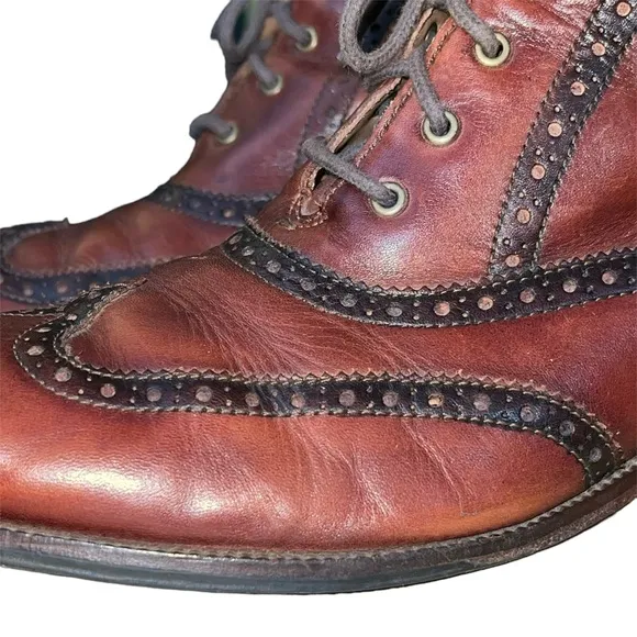 Cole Haan Men’s Williams Leather Chukka Boots Size 9 Wingtip C20286 Brown