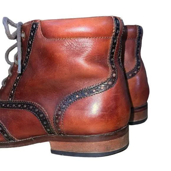 Cole Haan Men’s Williams Leather Chukka Boots Size 9 Wingtip C20286 Brown