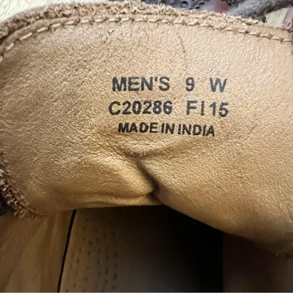 Cole Haan Men’s Williams Leather Chukka Boots Size 9 Wingtip C20286 Brown