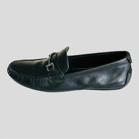 Cole Haan Somerset Link BitLoafer Black  C25980 DrivingMoc Leather Size 11 M