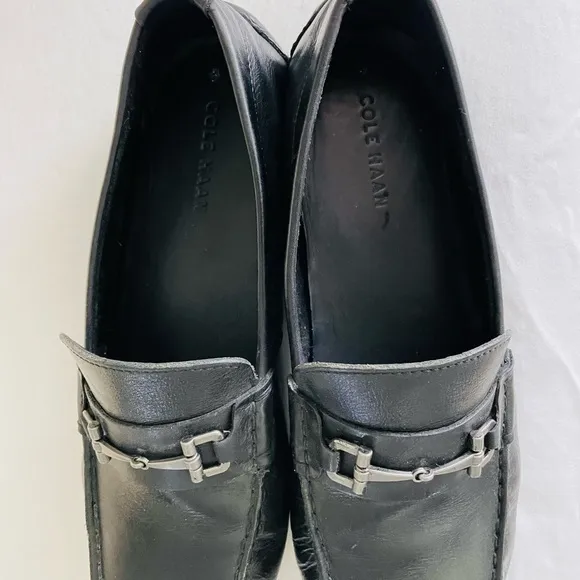 Cole Haan Somerset Link BitLoafer Black  C25980 DrivingMoc Leather Size 11 M