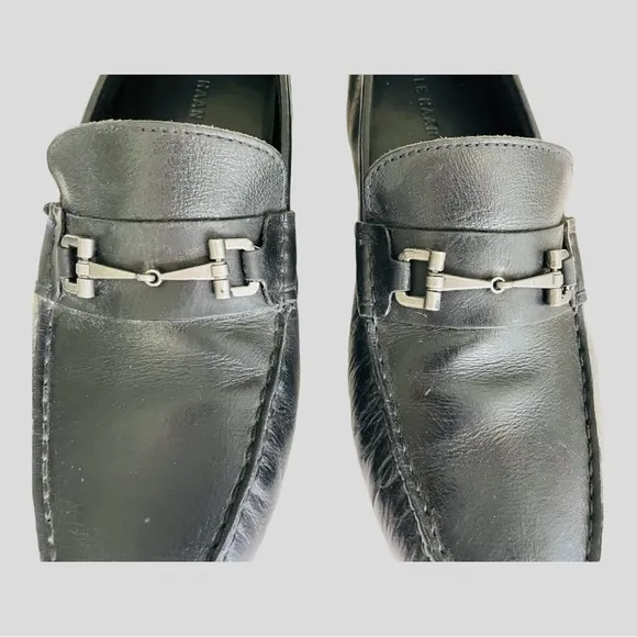 Cole Haan Somerset Link BitLoafer Black  C25980 DrivingMoc Leather Size 11 M