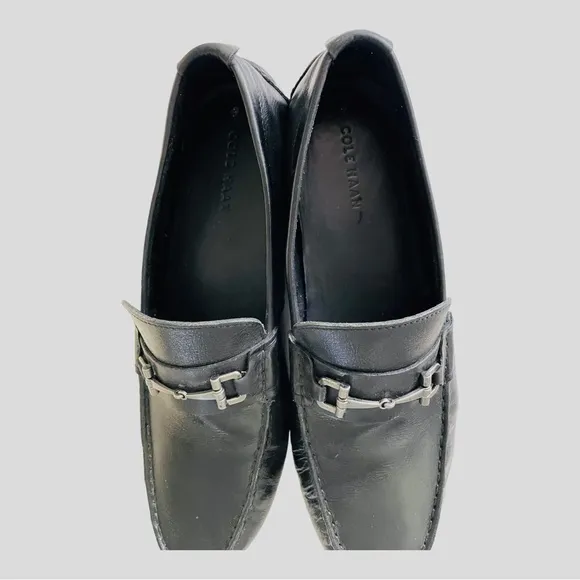 Cole Haan Somerset Link BitLoafer Black  C25980 DrivingMoc Leather Size 11 M