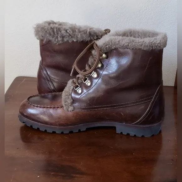 Cole Haan Women's Brown Leather Boots Size 9 M