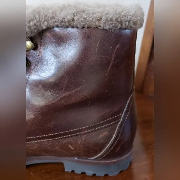 Cole Haan Women's Brown Leather Boots Size 9 M