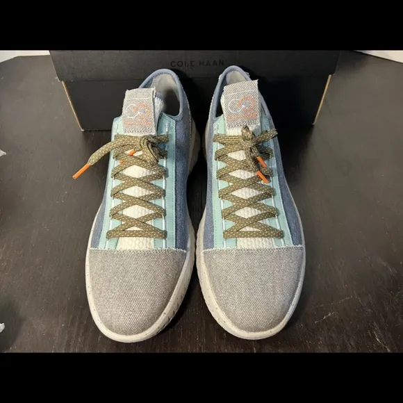 Cole Haan Zerogrand Generation Grand II Sneakers Shoes Blue/Green/Grey Mens 10.5