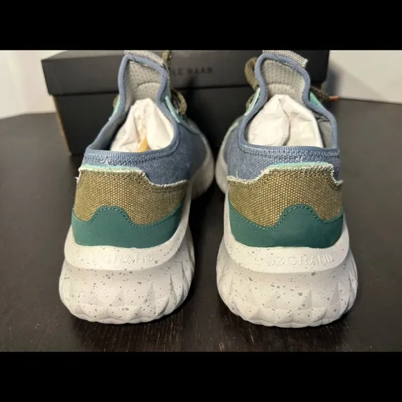 Cole Haan Zerogrand Generation Grand II Sneakers Shoes Blue/Green/Grey Mens 10.5