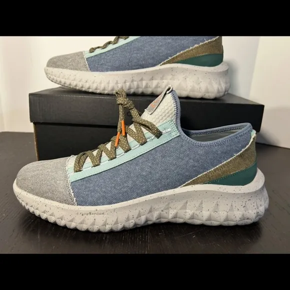Cole Haan Zerogrand Generation Grand II Sneakers Shoes Blue/Green/Grey Mens 10.5