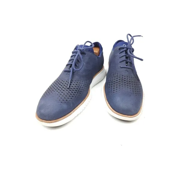 Cole Hann 2.0 Grand OS Blue/White Men's Size 9.5 M Casual Shoes