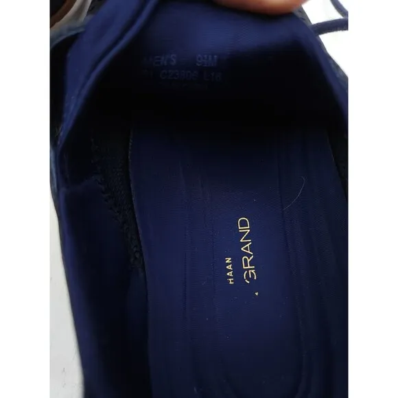 Cole Hann 2.0 Grand OS Blue/White Men's Size 9.5 M Casual Shoes