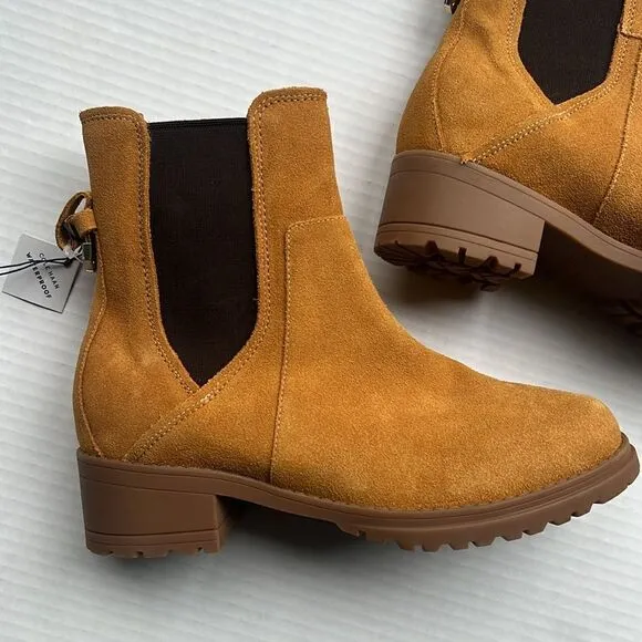 COLE HAAN Camea Suede Chelsea Boots