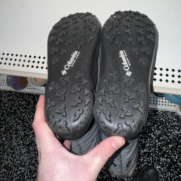 Columbia Minx Mid III Womens Waterproof Insulated Winter Snow Boots Size 11 Gray