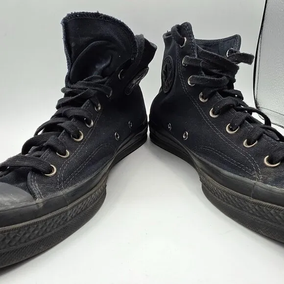 Converse Chuck 70 Mens Size 11 Monochrome Triple Black Shoes High Top Casual