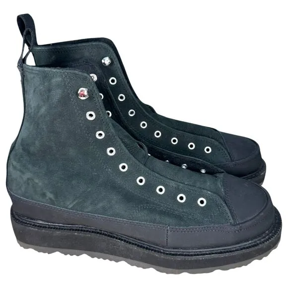 Converse Chuck Taylor Crafted Boots High Black Leather 173213c 8.5 NEW other