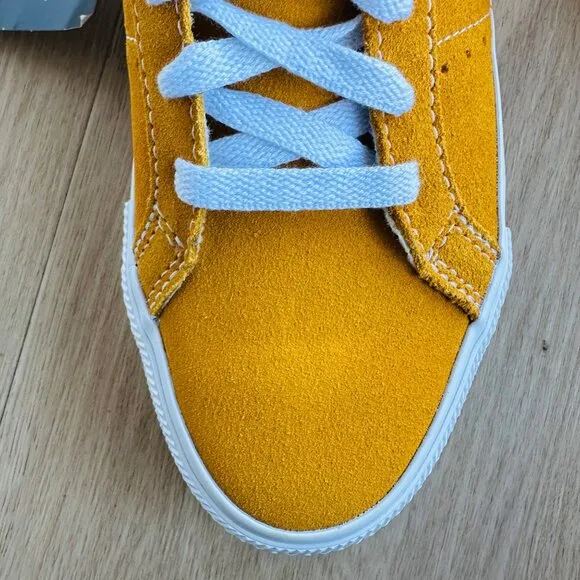 ⭐Converse One Star Pro OX Low Men Shoes Sz 6.5 Mustard Yellow Suede A09231C New⭐
