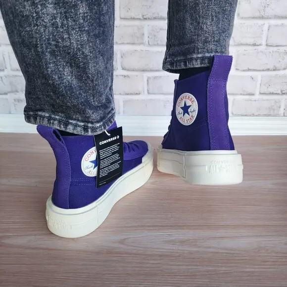 ⭐Converse Sz 7 Women Shoes Chuck Taylor All Star Cruise Purple Sneakers A10238C