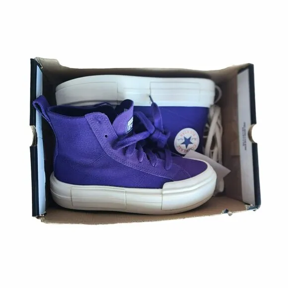 ⭐Converse Sz 7 Women Shoes Chuck Taylor All Star Cruise Purple Sneakers A10238C