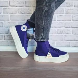 ⭐Converse Sz 7 Women Shoes Chuck Taylor All Star Cruise Purple Sneakers A10238C
